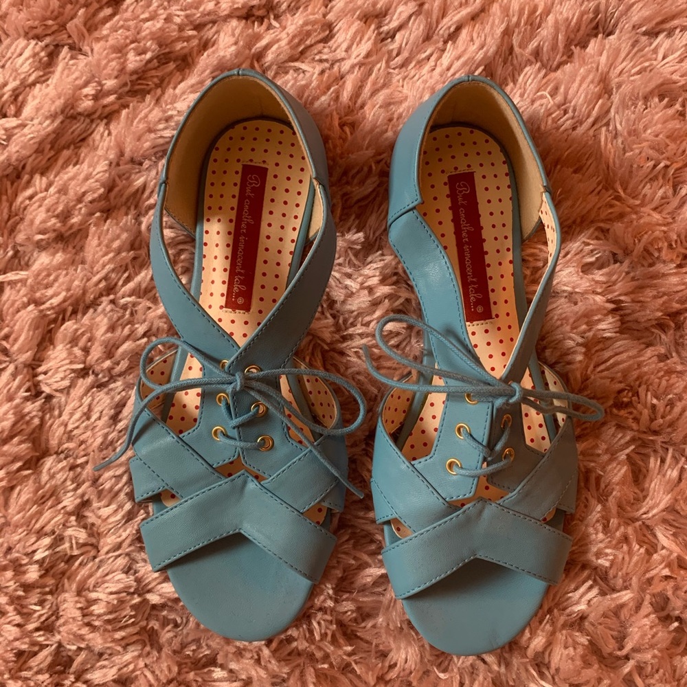 Blue BAIT Flats Size 7